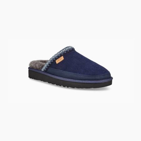 UGG Tasman Slip-On - Tøfler Herre - Mørke Blå (NO-B953)